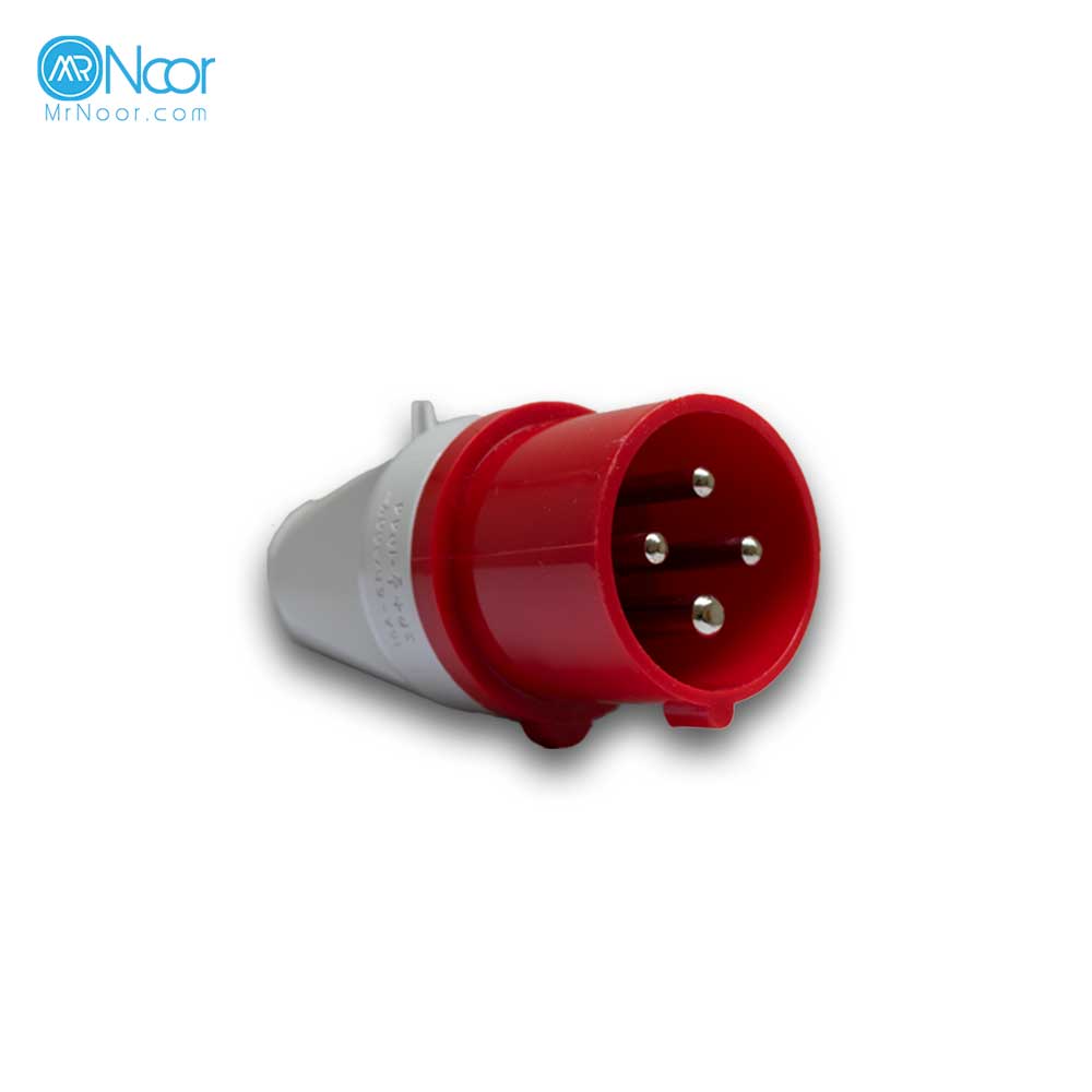 سوکت صنعتی 16×4 نری پارت الکتریک 387 - مستر نور