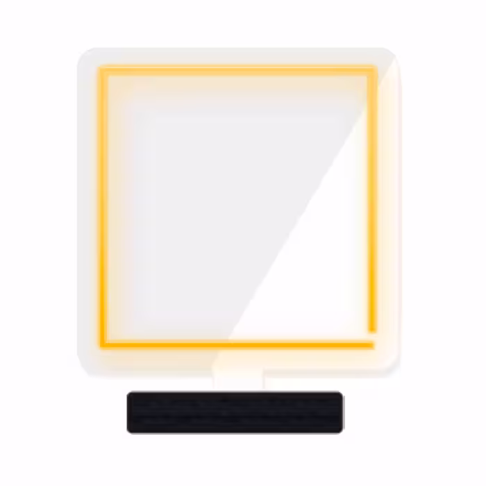 چراغ رومیزی مدل ریموت دار SQUARE-GL_YL-GLASS