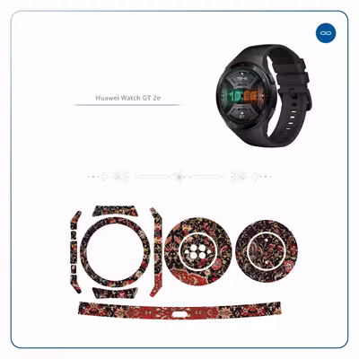 برچسب ماهوت طرح Iran Carpet6 مناسب برای ساعت هوشمند هوآوی Watch GT 2e