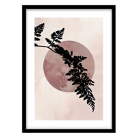 قیمت و خرید تابلو دکوراتیو مدل نقاشی گرافیکی برگ کد 0846