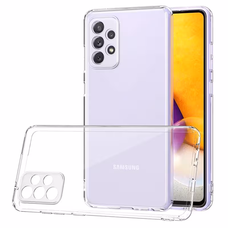 قاب گوشی Samsung A53 مدل ژله ای طلقی محافظ لنزدار