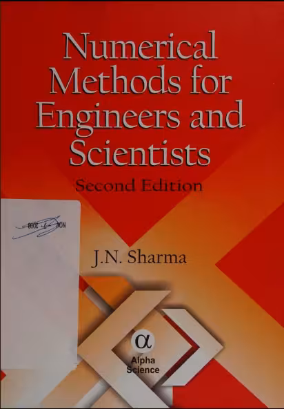 خرید و دانلود نسخه کامل کتاب Numerical methods for engineers and scientists by Sharma - Pdf