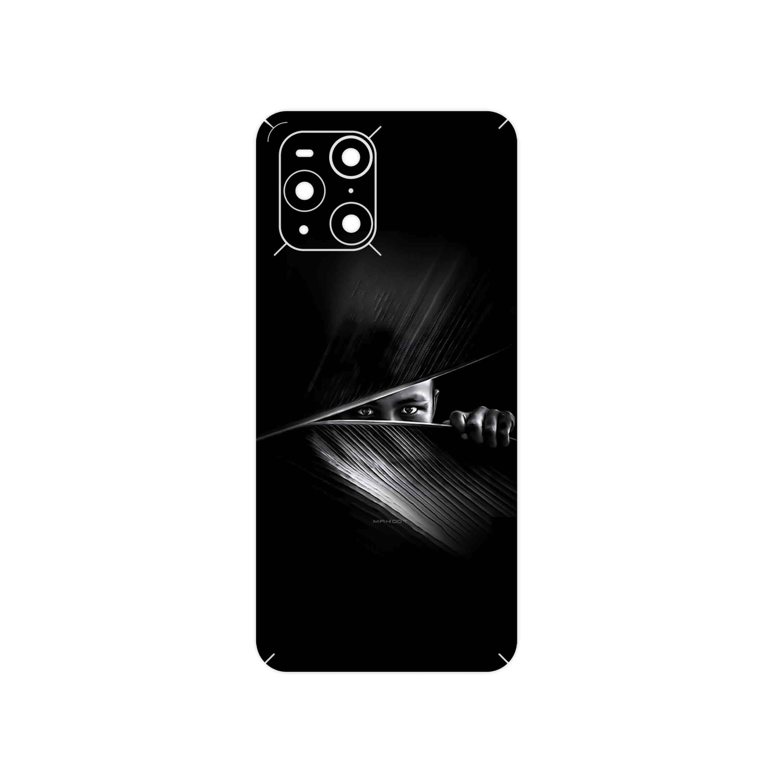 برچسب پوششی ماهوت مدل Black Portrait مناسب برای گوشی موبایل اپو Find X3 Pro