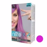 کیت رنگ مو و ابرو نیتروپلاس شماره 306 حجم 100 میلی لیتر رنگ یاسی