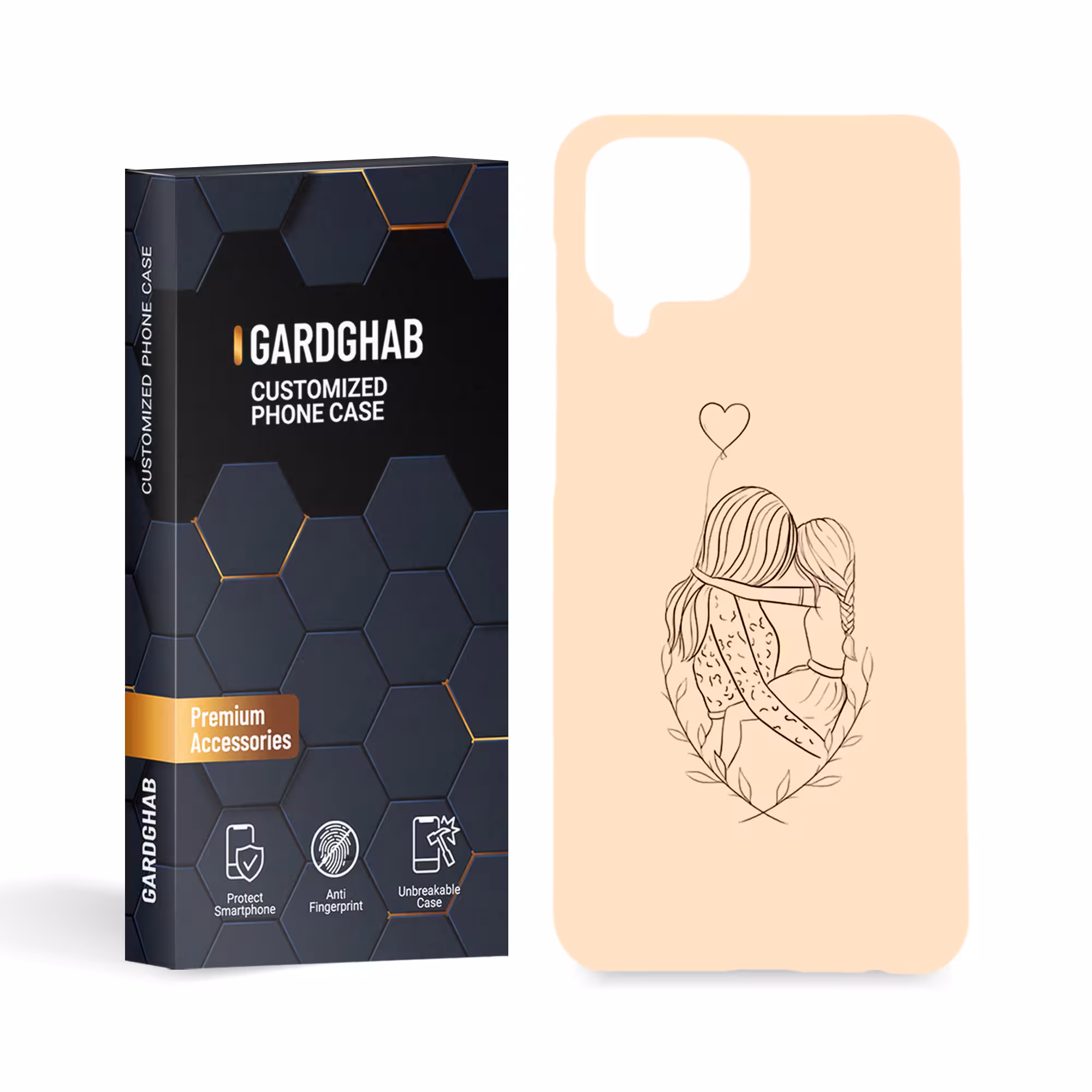 کاور گارد قاب مدل دخترانه مناسب برای گوشی موبایل سامسونگ galaxy m33 m53