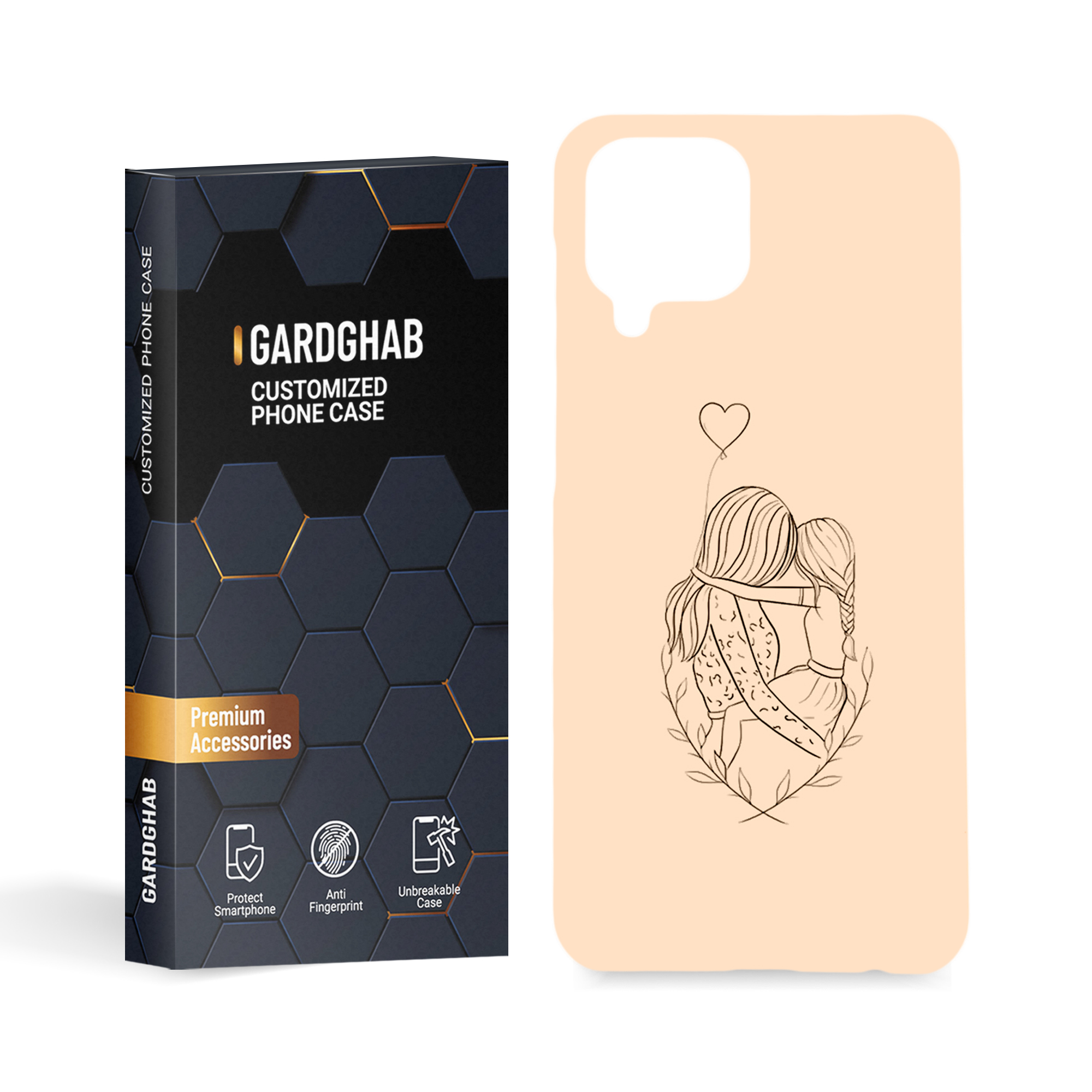  کاور گارد قاب مدل دخترانه مناسب برای گوشی موبایل سامسونگ galaxy m33 / m53