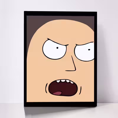 تابلو مدل Rick &amp;amp; Morty کد F-1035