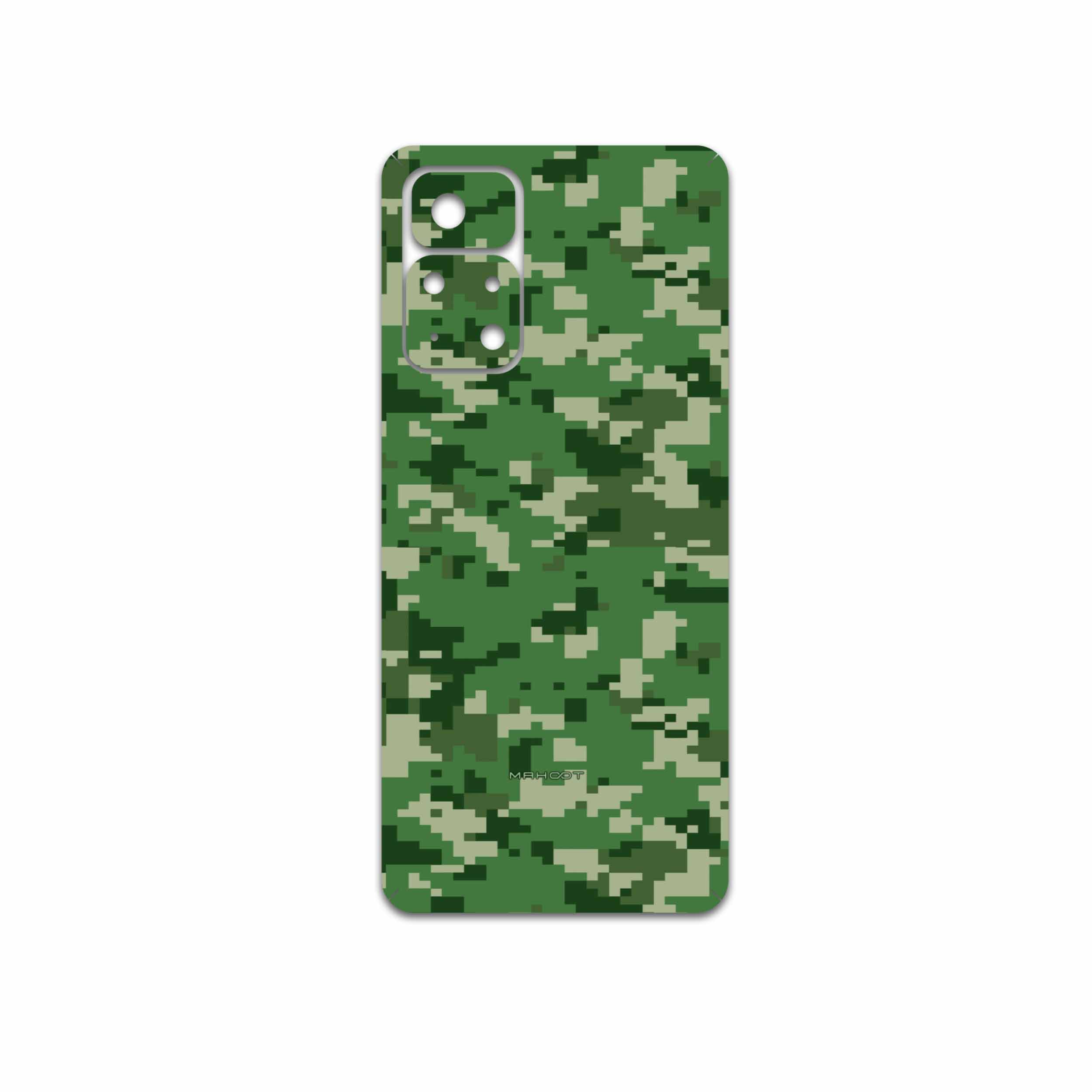برچسب پوششی ماهوت مدل Army-Green-Pixel مناسب برای گوشی موبایل شیائومی Poco M4 Pro 5G