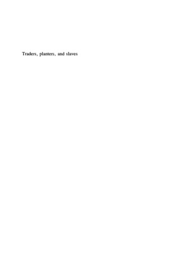 خرید و دانلود نسخه کامل کتاب Traders, Planters and Slaves: Market Behavior in Early English America