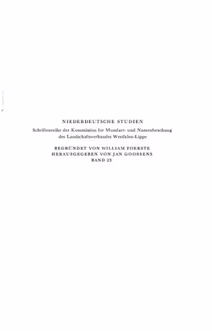 خرید و دانلود نسخه کامل کتاب Niederdeutsche Beiträge: Festschrift für Felix Wortmann zum 70. Geburtstag