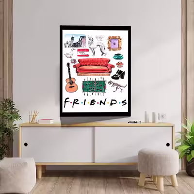 تابلو مدل Friends کد F-5017