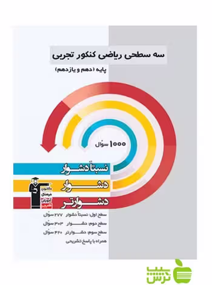 ریاضی پایه تجربی سه سطحی قلم چی - سیب ترش - SibTorsh با تخفیف 27 درصد