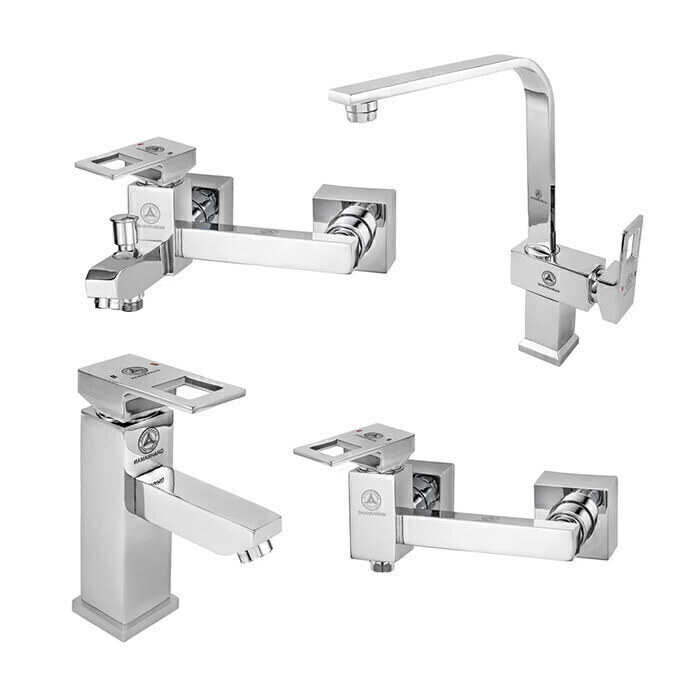 ست شیرآلات قهرمان مدل فلت رویال