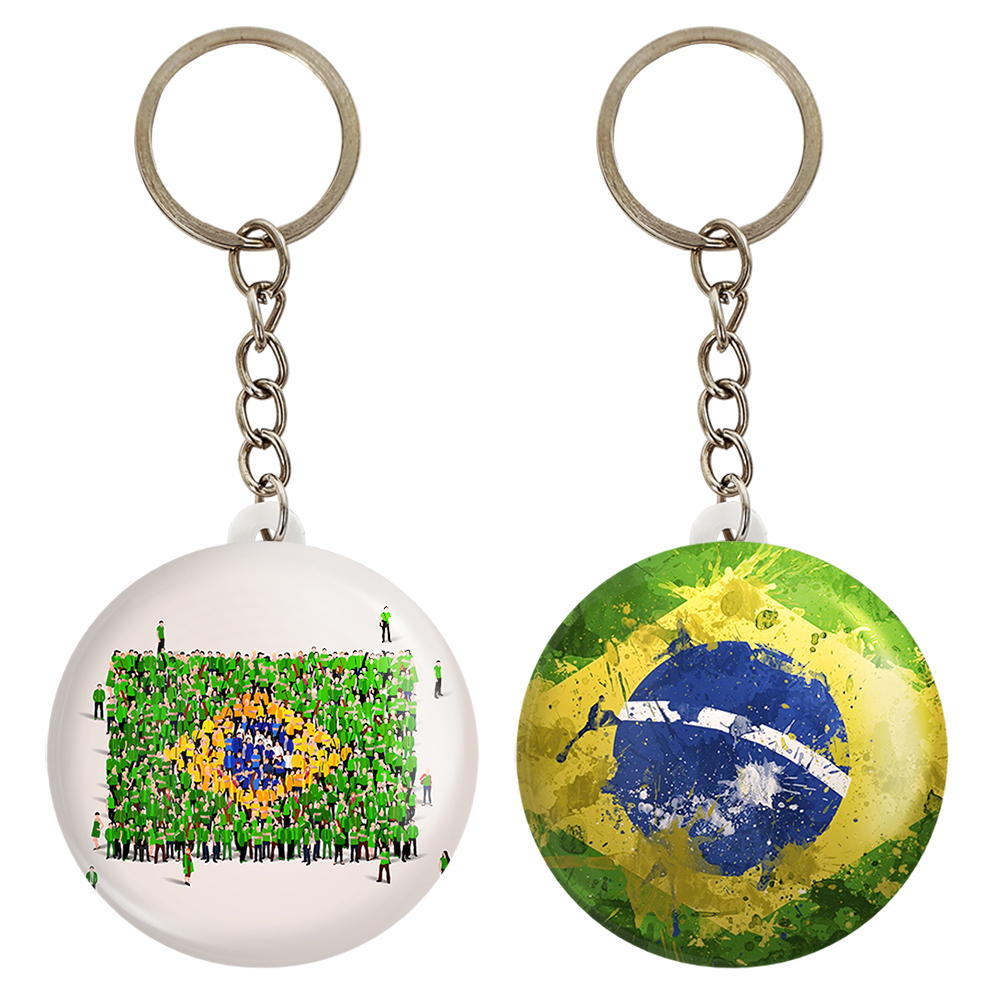 جاکلیدی خندالو مدل پرچم برزیل کد 2068320685 مجموعه 2 عددی