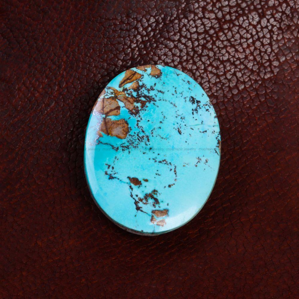 نگین فیروزه شجری کد 14097 - جواهری مشاهیر