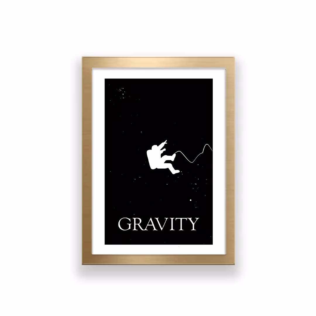 تابلو طرح فیلم gravity 