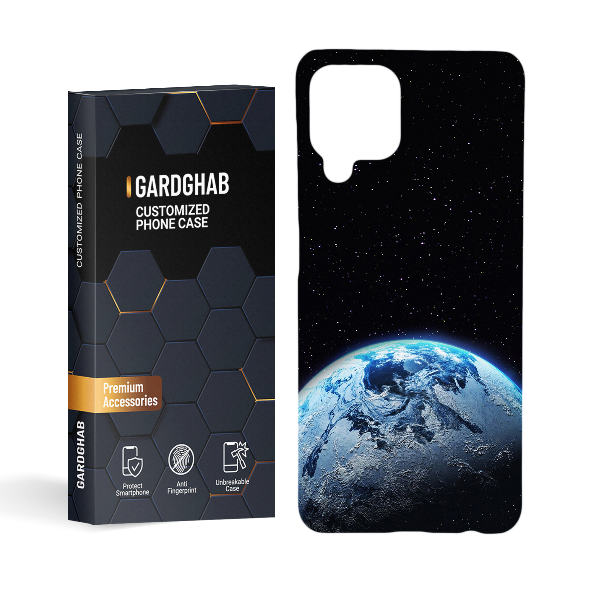 کاور گارد قاب مدل کهکشانی مناسب برای گوشی موبایل سامسونگ galaxy a22 4g