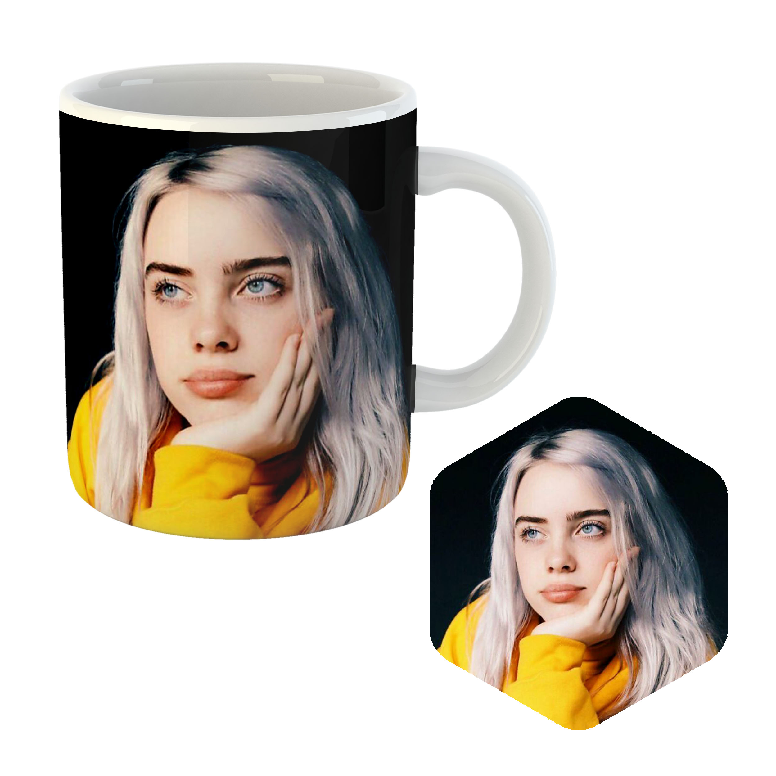 ماگ مدل بیلی آیلیش کد MU-56 به همراه زیر لیوانی 