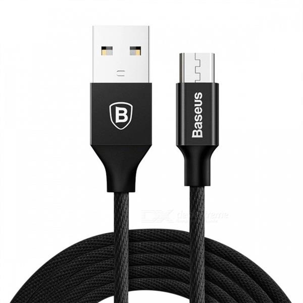کابل تبدیل USB به microUSB باسئوس مدل Yiven به طول 1 متر