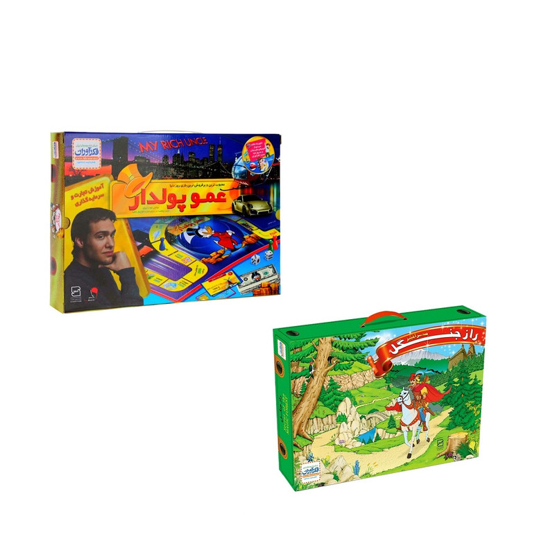 بازی فکری فکرآوران مدل راز جنگل و عمو پولدار مجموعه 2 عددی | چاوه