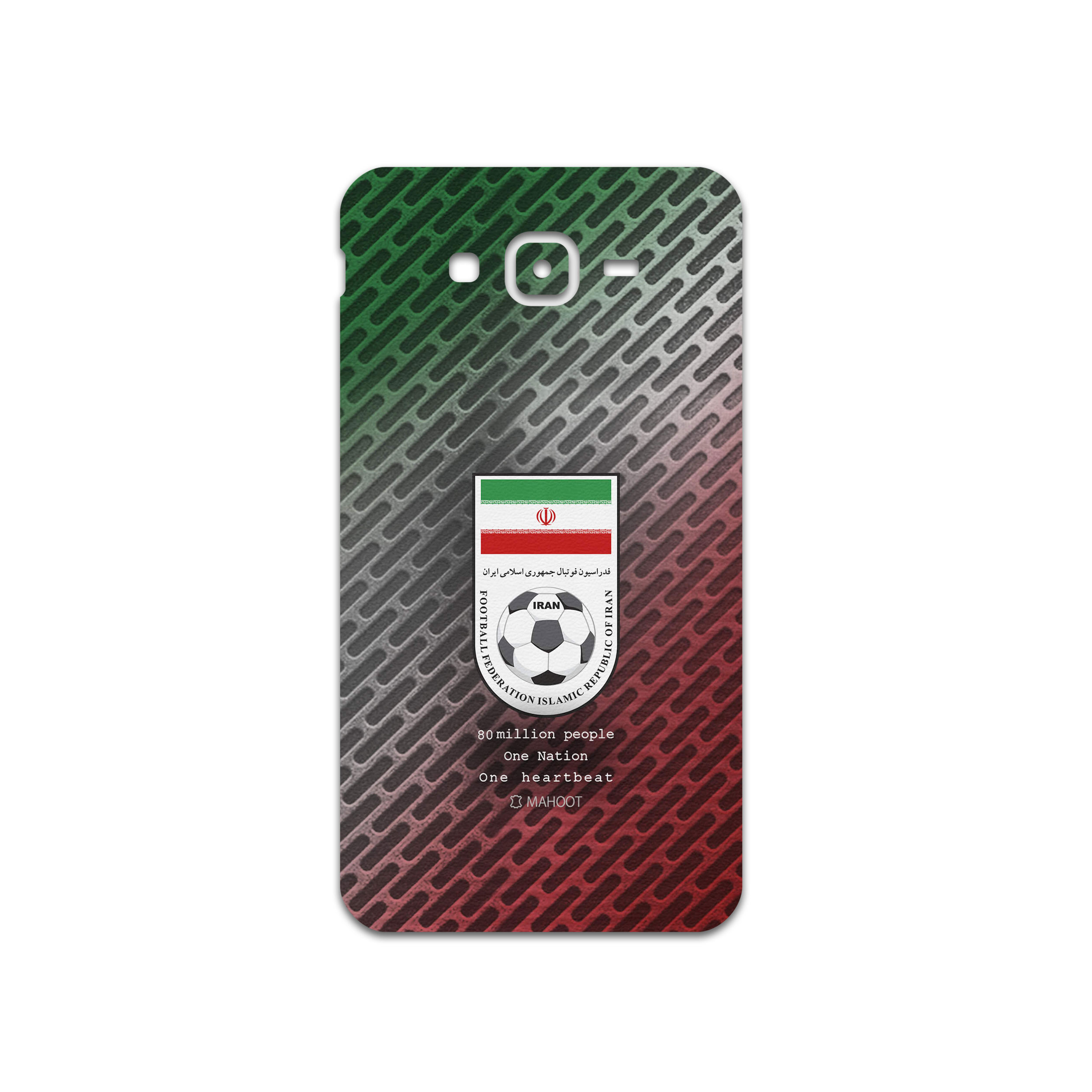 برچسب پوششی ماهوت مدل Iran-National-Football-Team مناسب برای گوشی موبایل سامسونگ Galaxy J7 Core