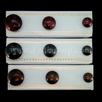 دکمه فندقی پایه دار سایز 3