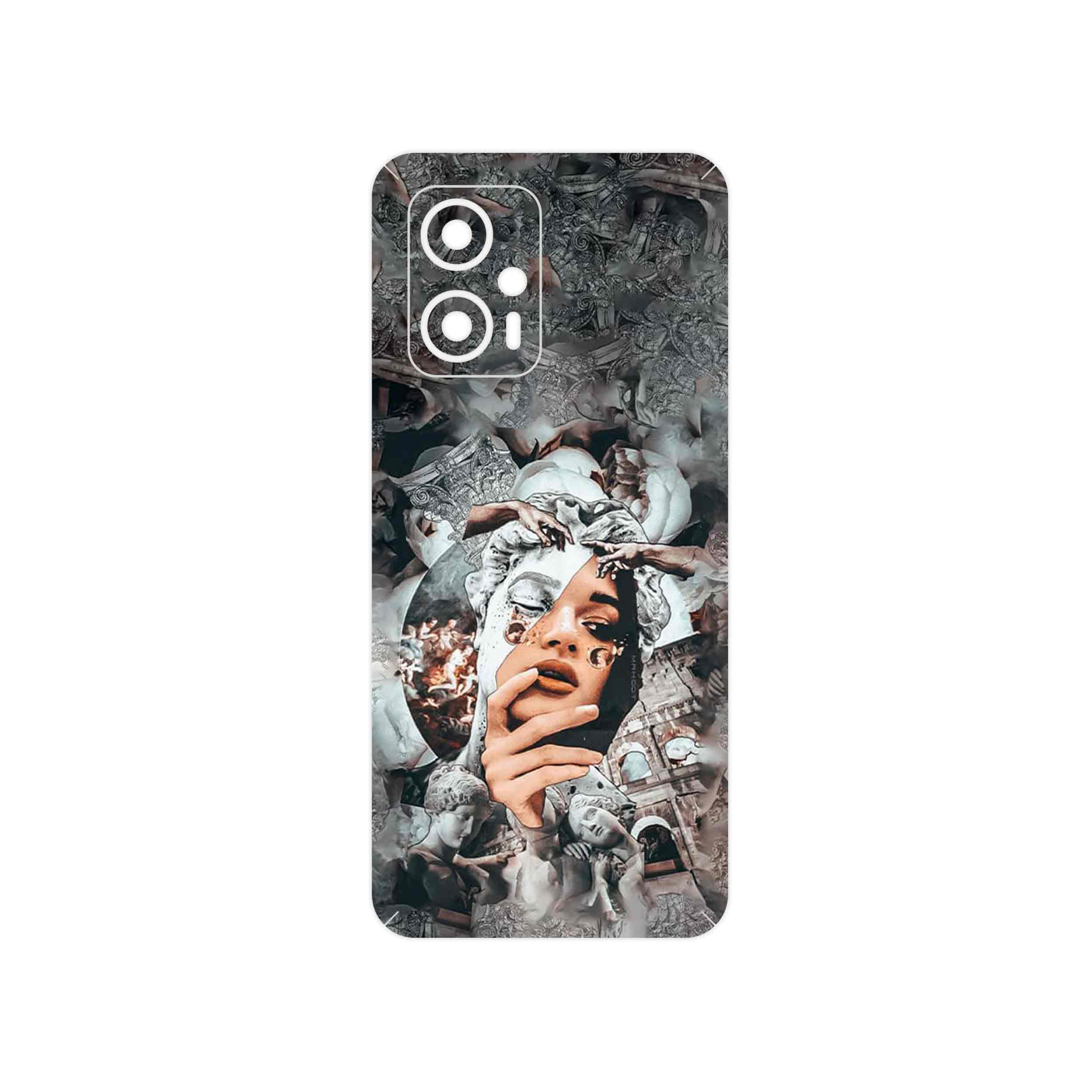 برچسب پوششی ماهوت مدل Collage of MichelAnge مناسب برای گوشی موبایل شیائومی Poco X4 GT