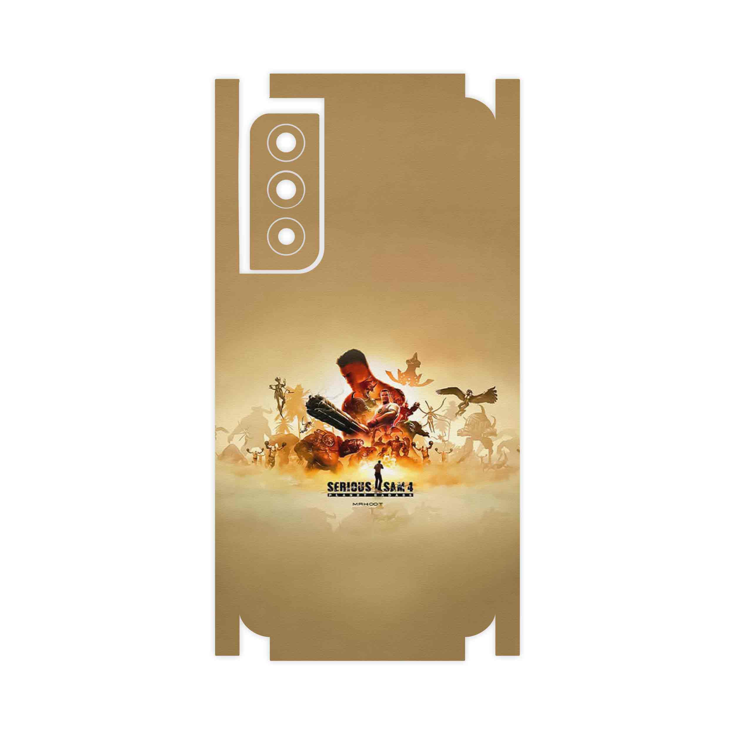 برچسب پوششی ماهوت مدل Serious Sam Game Series-FullSkin مناسب برای گوشی موبایل سامسونگ Galaxy S21 FE 5G