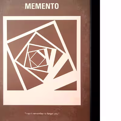 تابلو طرح فیلم Memento