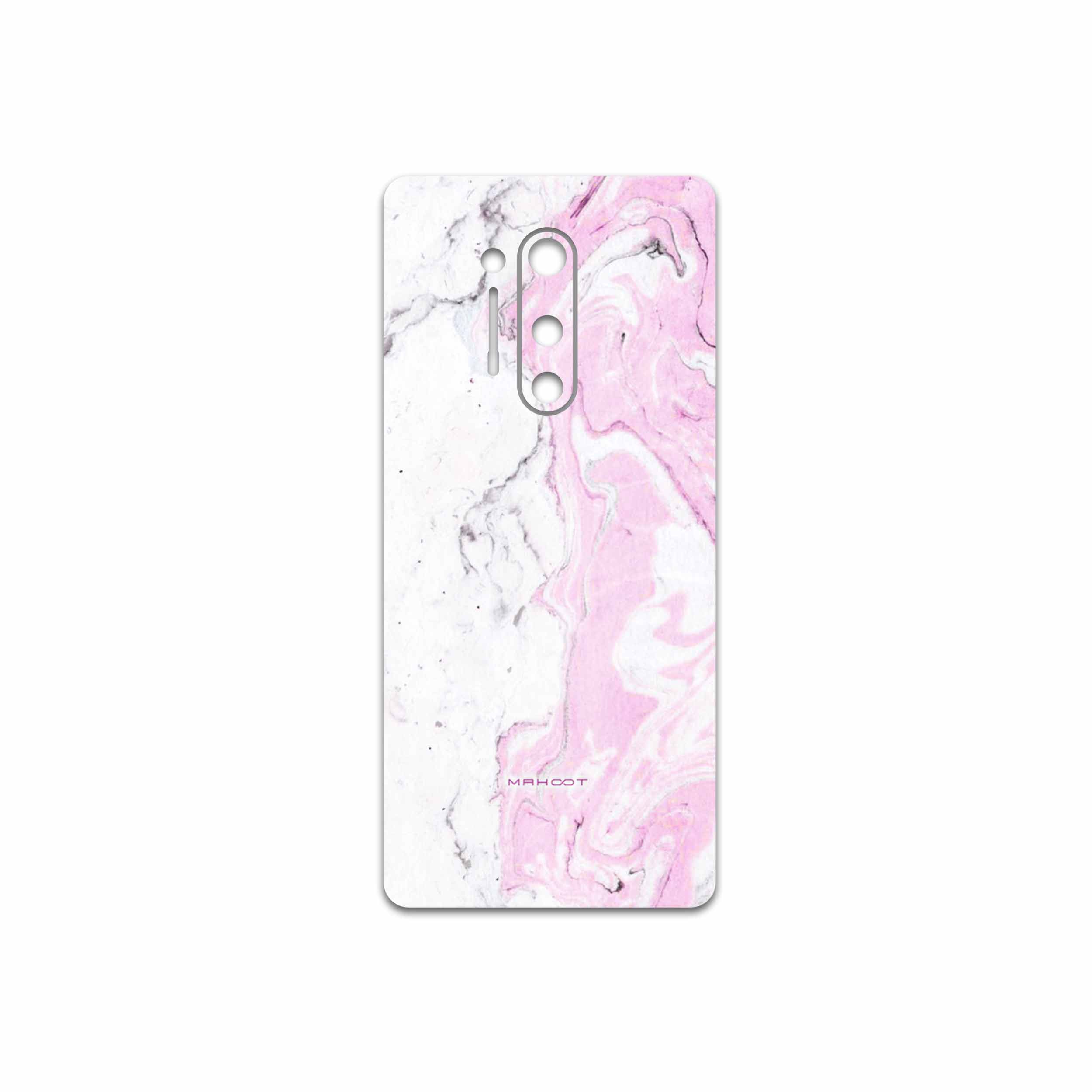 برچسب پوششی ماهوت مدل Blanco-Pink-Marble مناسب برای گوشی موبایل وان پلاس 8 Pro
