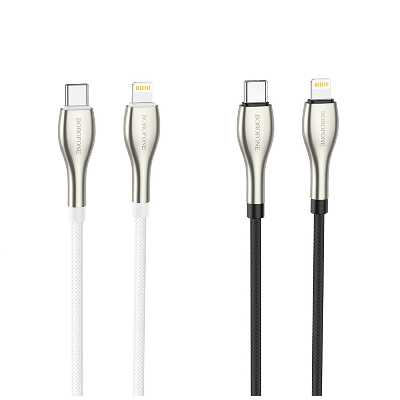 کابل تبدیل USB-C به لایتنینگ بروفون مدل BU29 20W طول 1.2 متر