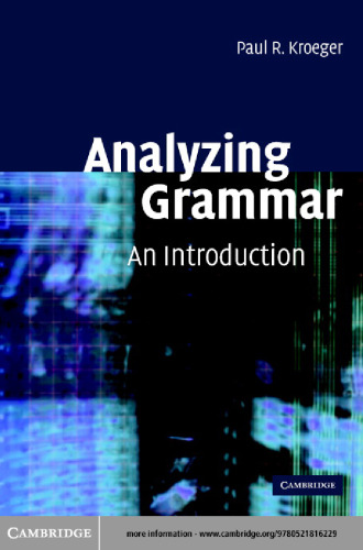 خرید و دانلود نسخه کامل کتاب Analyzing grammar: an introduction