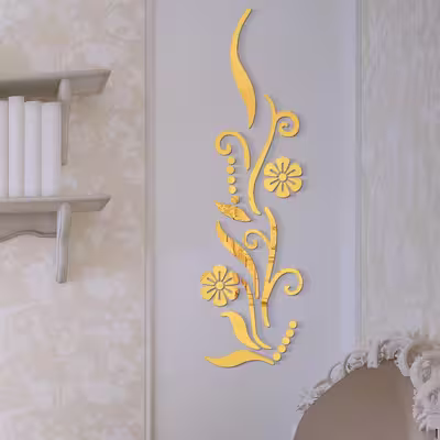 آینه طرح گل کد R1