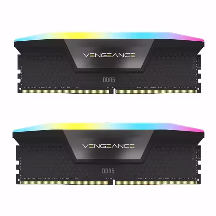 رم دو کاناله کورسیر مدل VENGEANCE RGB حافظه 64 گیگابایت فرکانس 5600 مگاهرتز