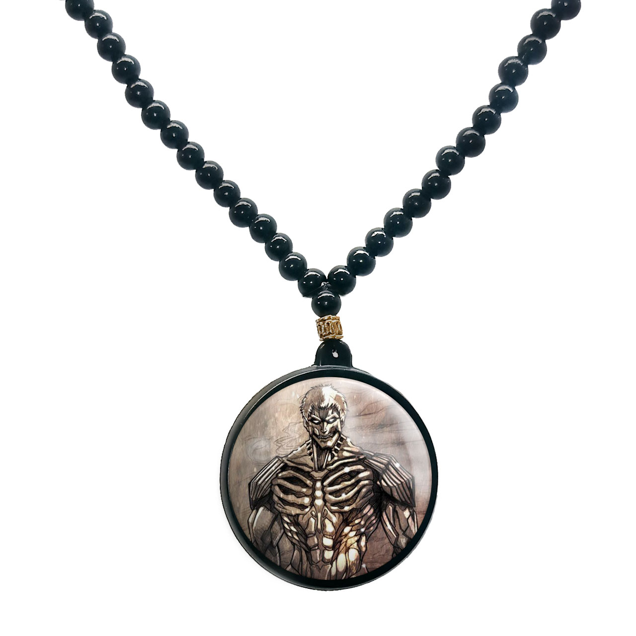 گردنبند پرمانه طرح Attack on Titan کد pmd.22783 مدل دو طرفه