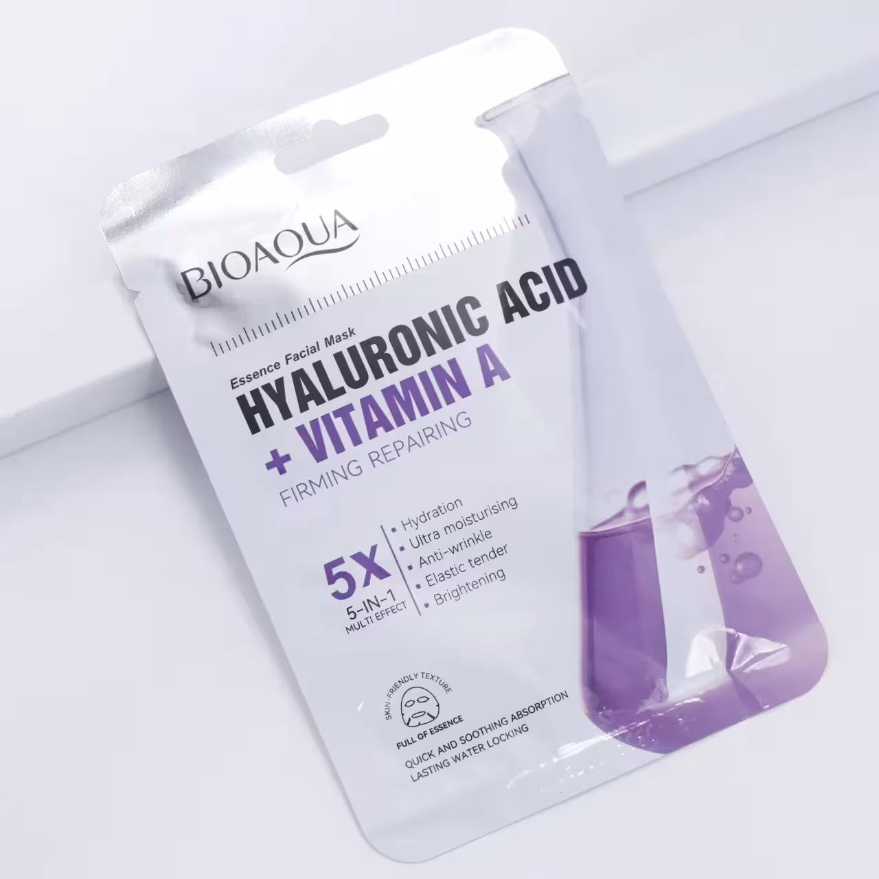 ماسک صورت ورقه ای آبرسان بیوآکوآ BIOAQUA حجم 25 میل 91270