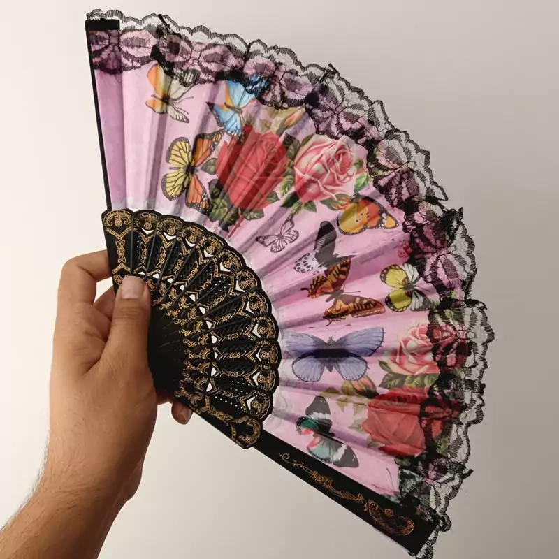 باد بزن دستی بادبزن تاشو بادبزن دستی
