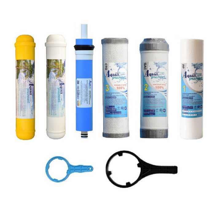 فیلتر دستگاه تصفیه کننده آب آکوا پیورست مدل AP-RO 06 مجموعه 6 عددی