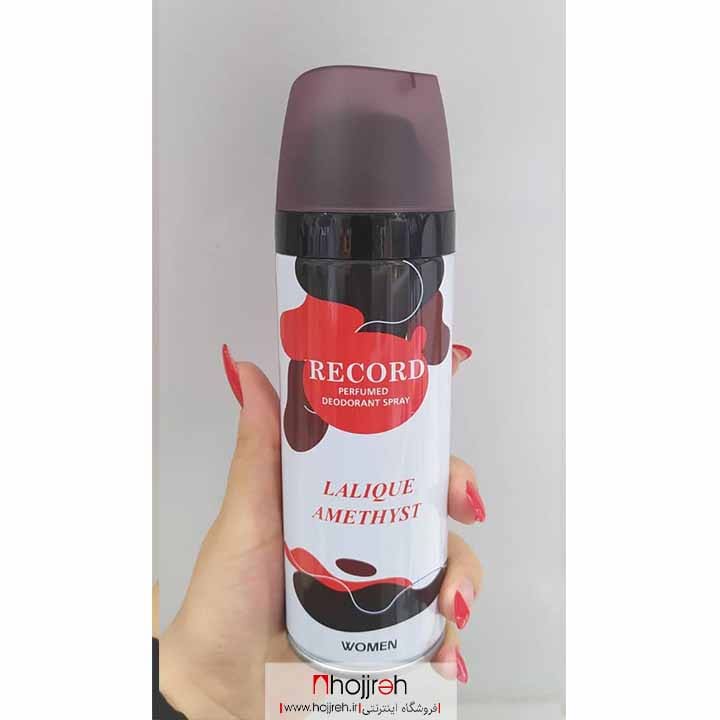 اطلاعات ، قیمت و خرید اسپری بدن زنانه رکورد RECORD مدل LALIQUE AMETHYST کد R586
