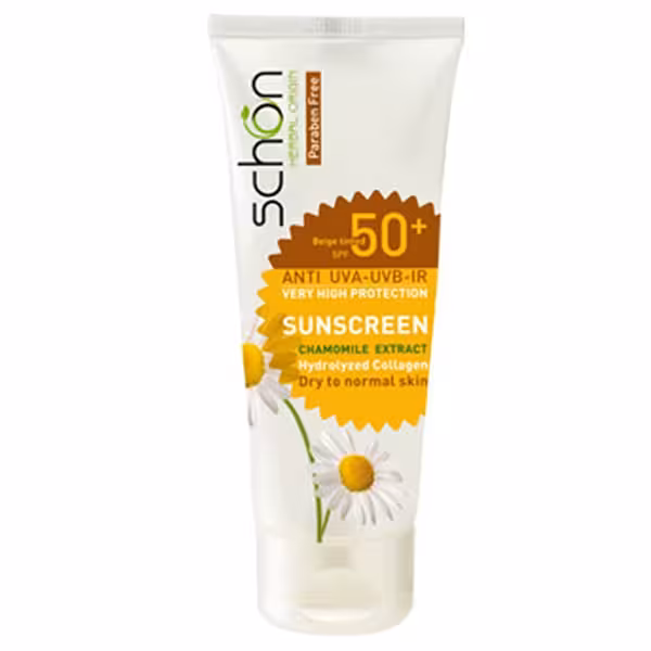 کرم ضد آفتاب شون با رنگ بژ  SPF50