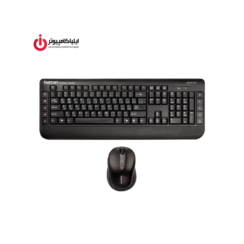 کیبورد و ماوس بی سیم هترون مدل HKCW140