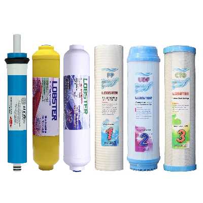 فیلتر تصفیه کننده آب لابستر مدل LF16 مجموعه 5 عددی به همراه فیلتر فیلمتک مدل 75G-1812