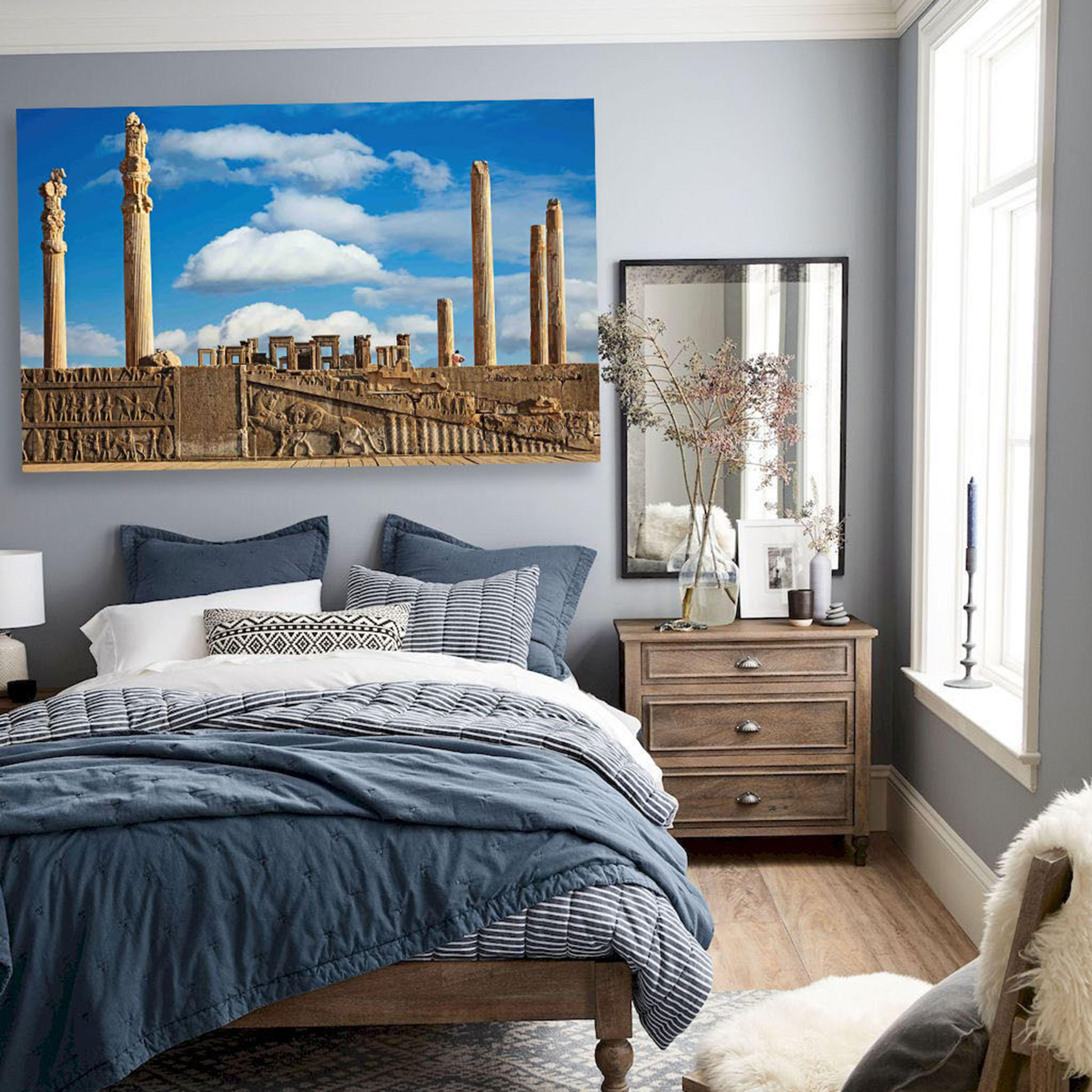 تابلو شاسی طرح تخت جمشید کد 386