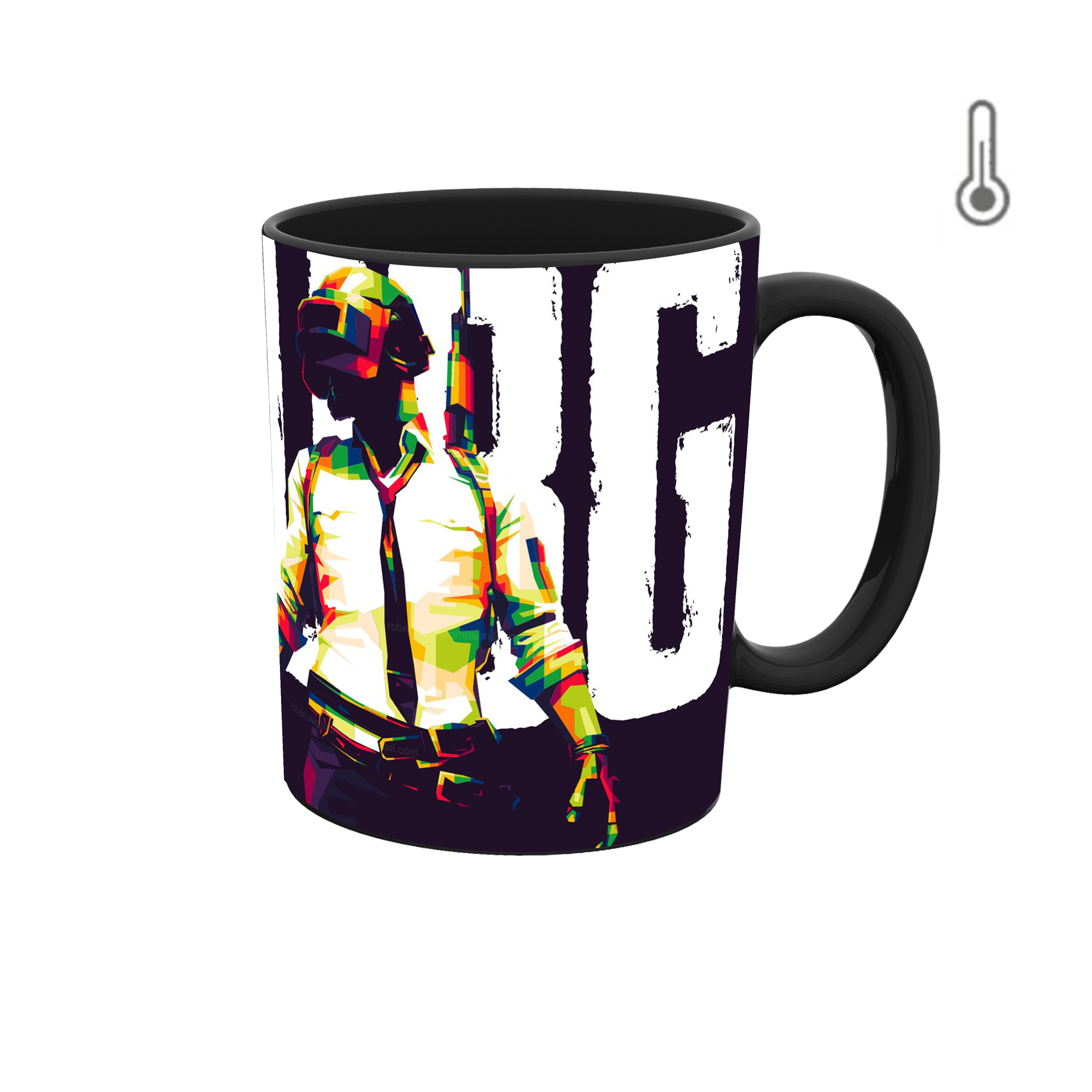 ماگ حرارتی طرح بازی پابجی کد 113