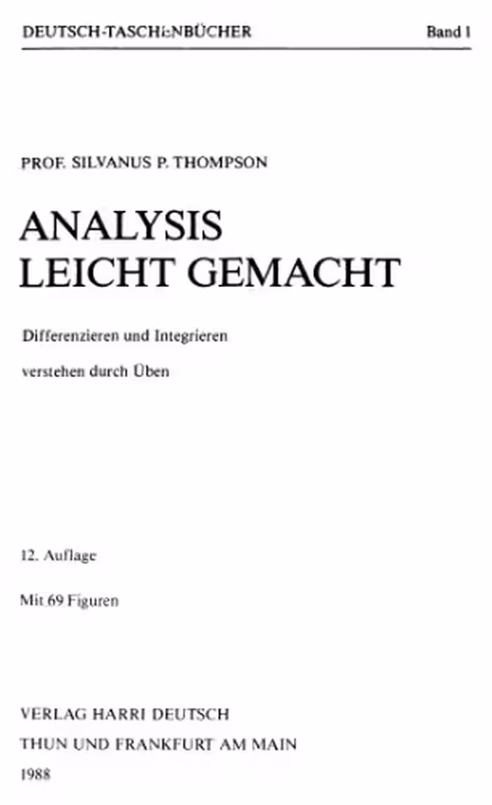 خرید و دانلود نسخه کامل کتاب Analysis leicht gemacht