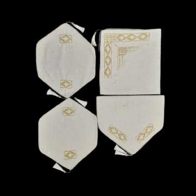 ست رومیزی 4 تکه طرح پتینه کد 0001