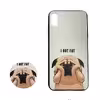 کاور طرح DOG مدل FANT8 مناسب برای گوشی موبایل اپل IPHONE X / XSبه همراه پایه نگهدارنده