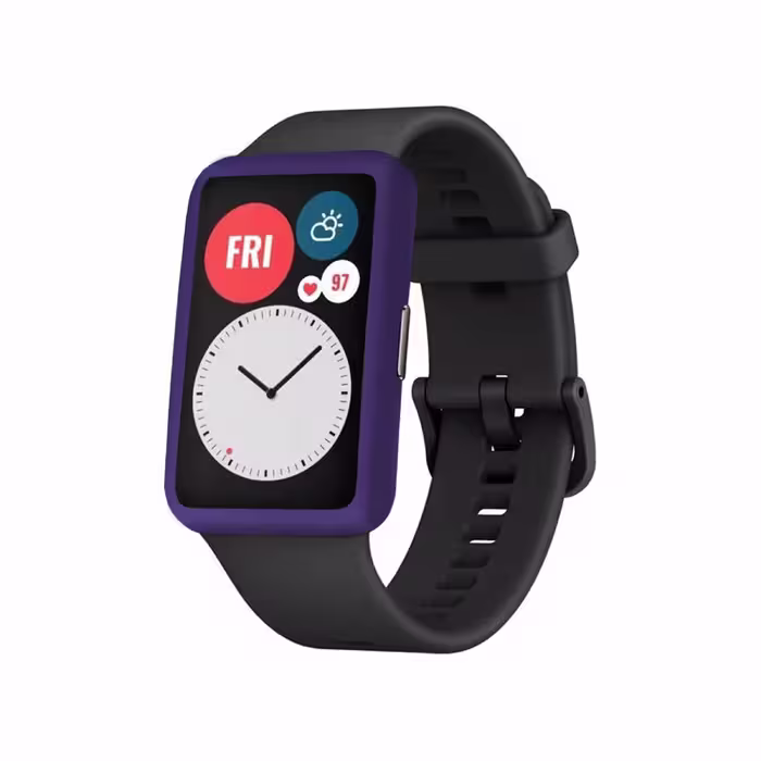 برچسب ماهوت طرح Matte BlueBerry مناسب برای ساعت هوشمند هوآوی Watch Fit