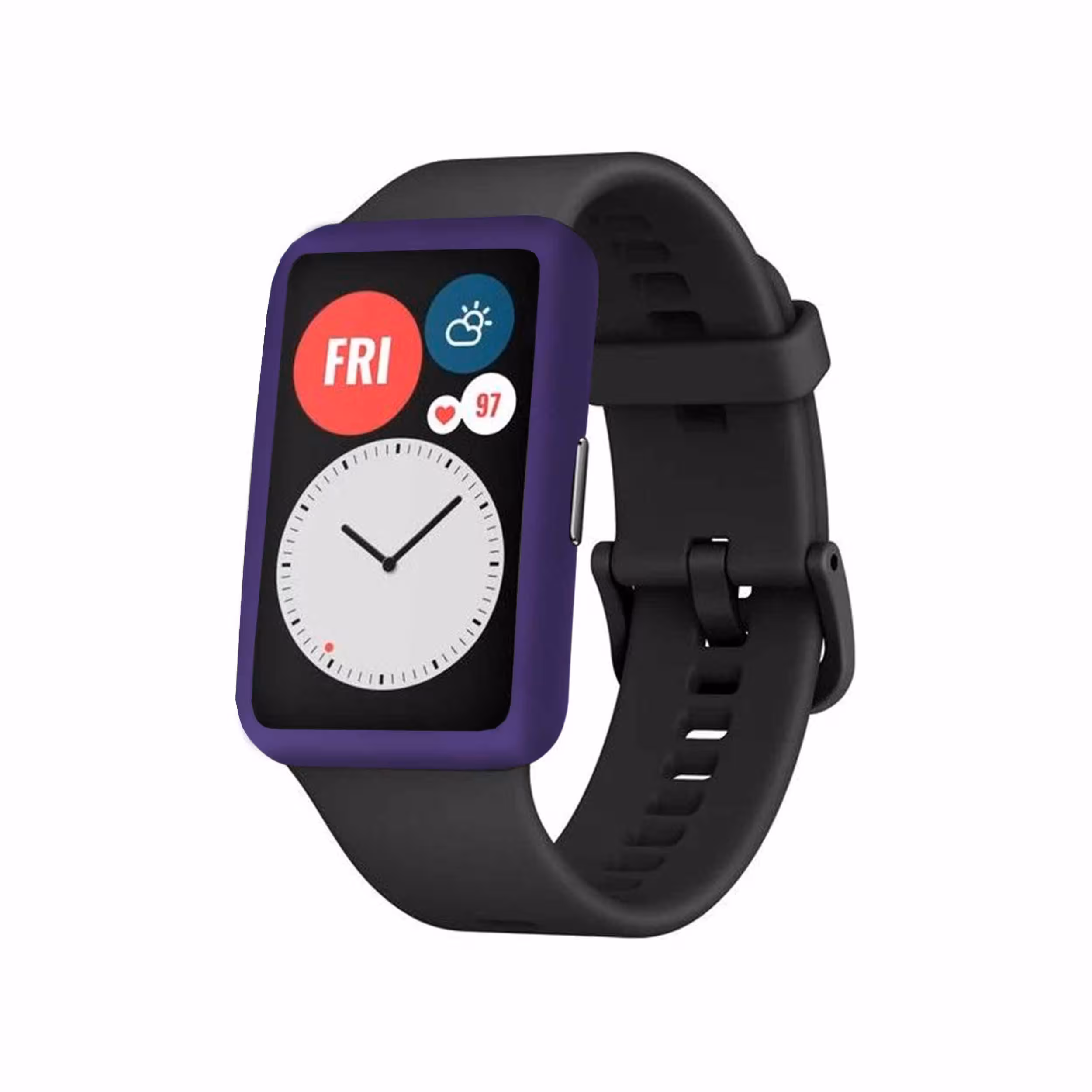 برچسب ماهوت طرح Matte BlueBerry مناسب برای ساعت هوشمند هوآوی Watch Fit