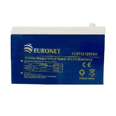باتری یو پی اس 12 ولت 7000 میلی آمپر ساعت یورونت مدل EUR712